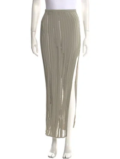 Pre-owned Aya Muse Midi Length Skirt W/ Tags In Green