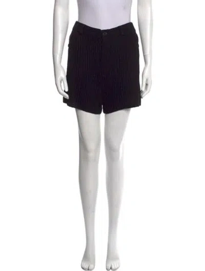 Pre-owned Aya Muse Mini Shorts In Black