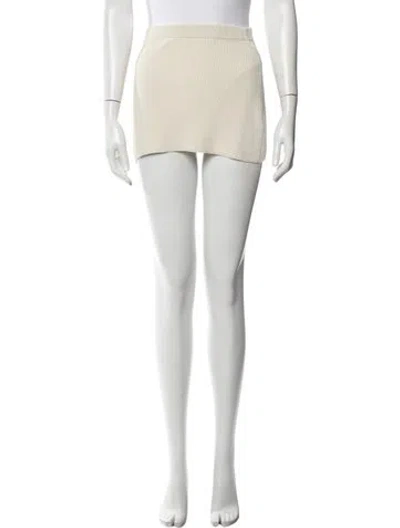 Pre-owned Aya Muse Mini Skirt In Blue
