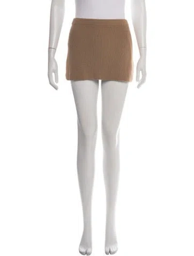 Pre-owned Aya Muse Mini Skirt In Red