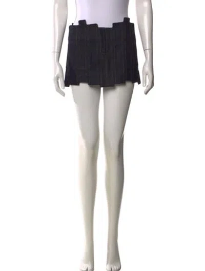 Pre-owned Aya Muse Mini Skirt W/ Tags In Black