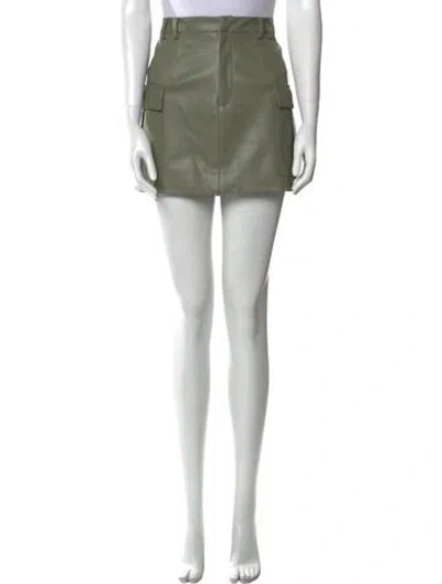 Pre-owned Aya Muse Mini Skirt W/ Tags In Green