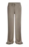 Aya Muse Musca Silk-cashmere Pants In Taupe