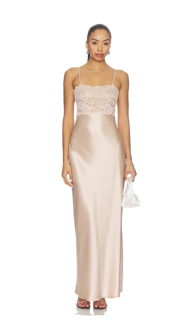 Aya Muse Myra Dress In Rose Gold
