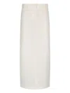 Aya Muse Knee Length And Midi Skirts In Neutral