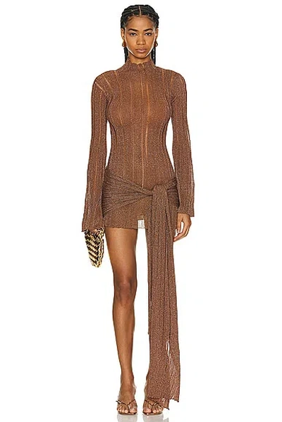 Aya Muse Naku Dress In Brown