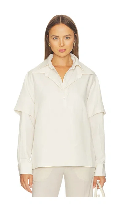 Aya Muse Nola Top In White