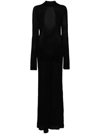 Aya Muse Nova Maxi Dress In Nero