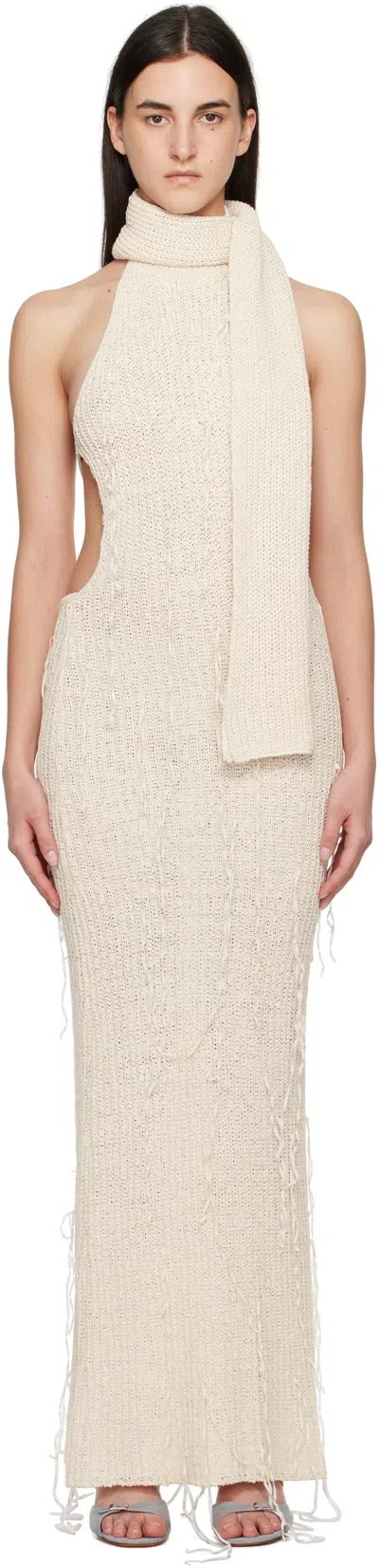 Aya Muse Off-white Kiran Dress In Off White