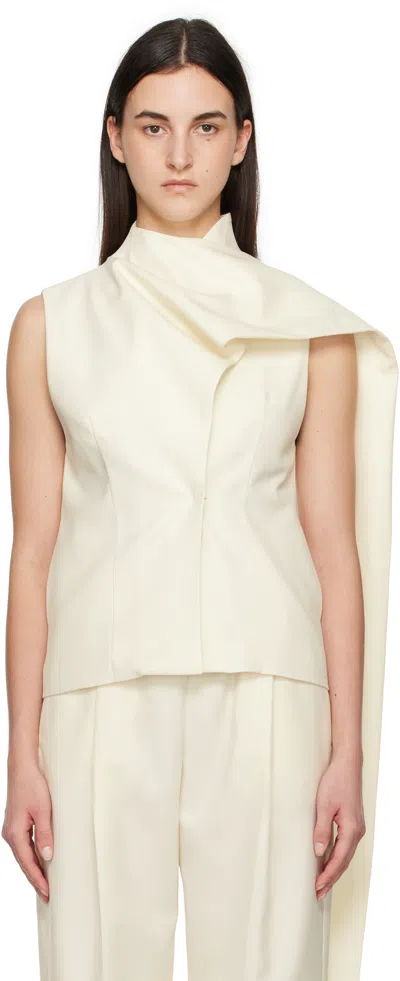 Aya Muse Off-white Lyra Top