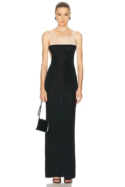 Aya Muse Onyx Maxi Dress In Black