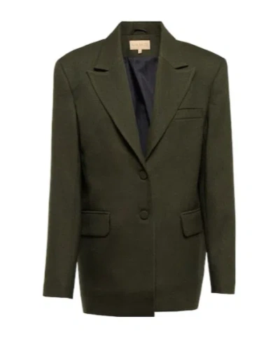 Aya Muse Ori Oversized Blazer In Green
