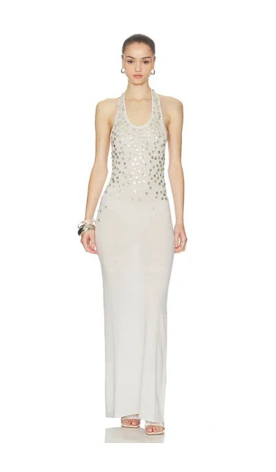 Aya Muse Oriel Maxi Dress In Gray