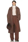 Aya Muse Padded Jacket In Brown