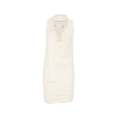 Aya Muse Pearl Dress In Neutral