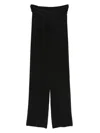 Aya Muse Ruched Fold Over Pants Clothing In Blue