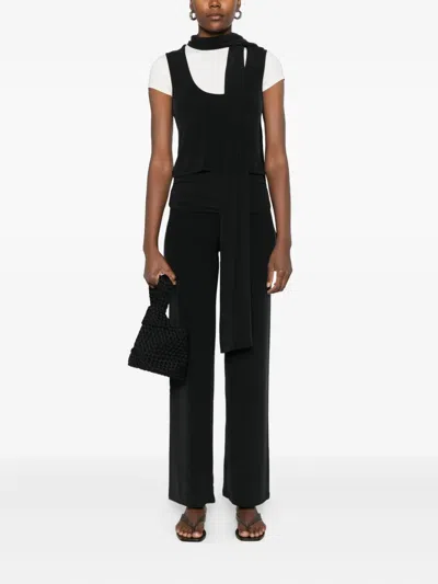 Aya Muse Ruched Trousers In Blue