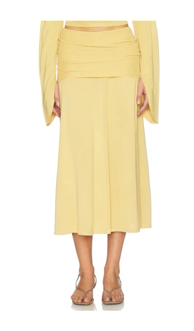 Aya Muse Rylin Skirt In Yellow