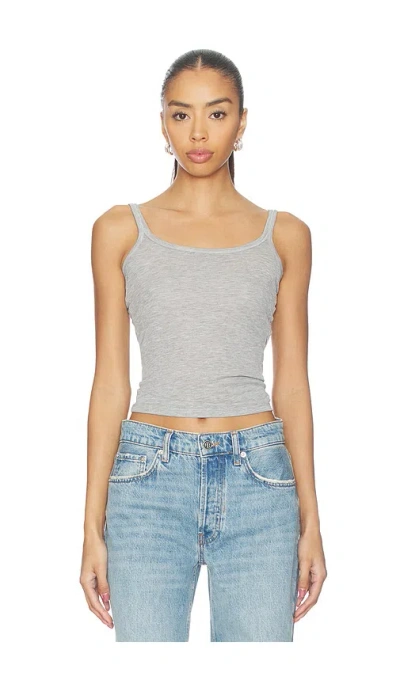 Aya Muse Scoop Tank In Gray
