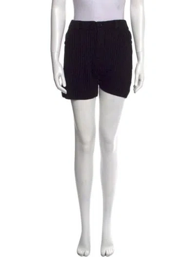 Pre-owned Aya Muse Silk Mini Shorts W/ Tags In Black
