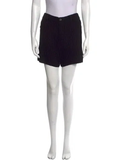 Pre-owned Aya Muse Silk Mini Shorts W/ Tags In Black