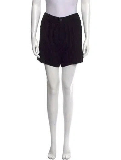 Pre-owned Aya Muse Silk Mini Shorts W/ Tags In Black
