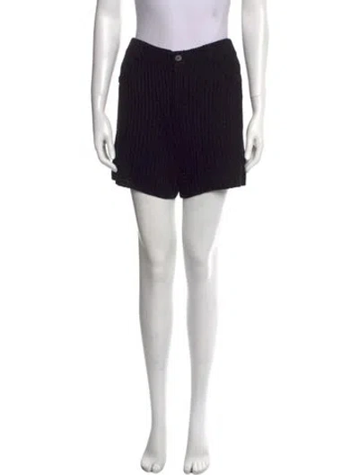 Pre-owned Aya Muse Silk Mini Shorts W/ Tags In Black