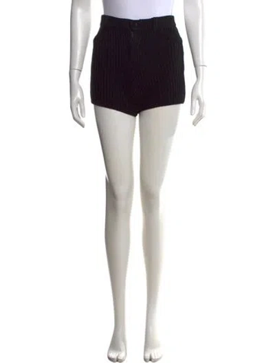 Pre-owned Aya Muse Silk Mini Shorts W/ Tags In Black