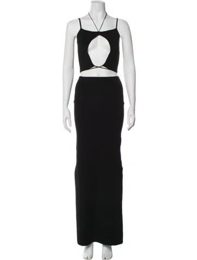 Pre-owned Aya Muse Skirt Set In Black
