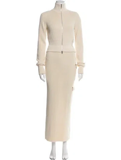 Pre-owned Aya Muse Skirt Set In Neutral