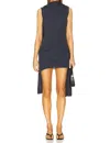 Aya Muse Solar Dress In Navy In Blue