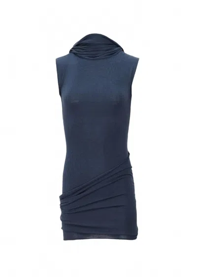 Aya Muse Solar Dress In Navy In Blue