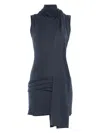 Aya Muse Solar Mini Dress In Blau