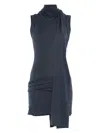 Aya Muse Solar Mini Dress In Blue