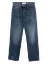 Aya Muse Straight Jeans With Buckle Clothing