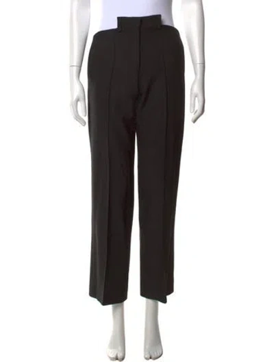 Pre-owned Aya Muse Straight Leg Pants In Grey