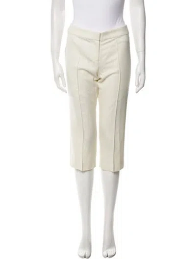 Pre-owned Aya Muse Straight Leg Pants In Neutral
