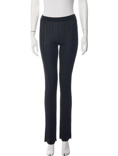 Pre-owned Aya Muse Straight Leg Pants In White