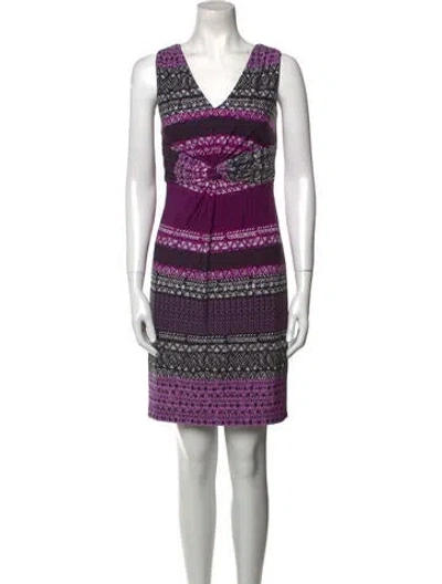 Pre-owned Aya Muse Striped Mini Dress W/ Tags In Black