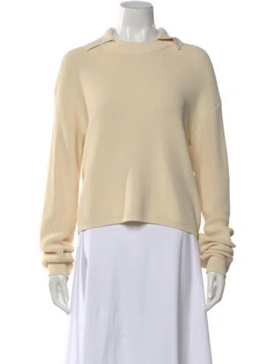 Pre-owned Aya Muse Sweater In Neutral
