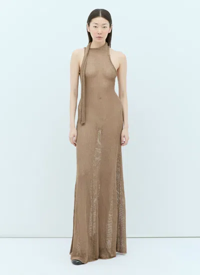 Aya Muse Tera Maxi Dress In Beige