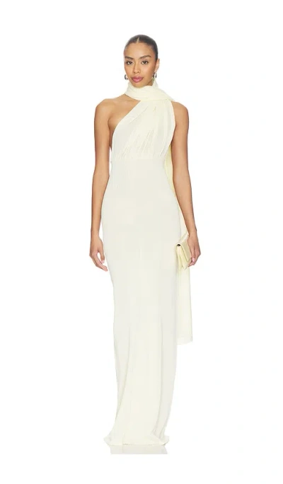 Aya Muse Thea Maxi Dress In White