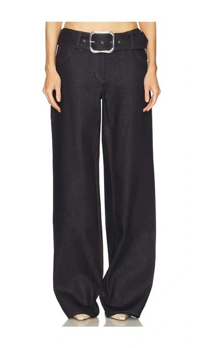 Aya Muse Blue Tita Jeans In Raw Denim