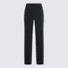 Aya Muse Dark Grey Wool Pants In Black