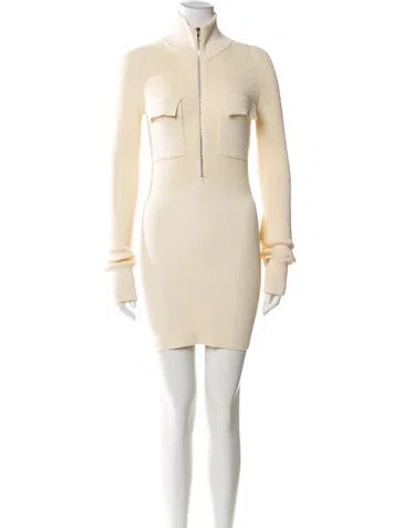Pre-owned Aya Muse Turtleneck Mini Dress W/ Tags In Multi