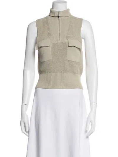 Pre-owned Aya Muse Turtleneck Sweater In Neutrals