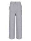 Aya Muse Knitting Trousers In Gray