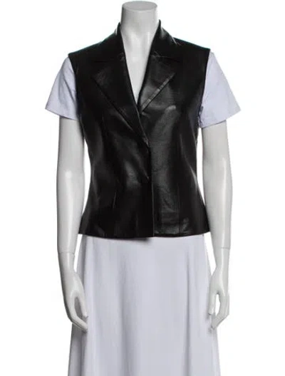 Pre-owned Aya Muse Vest In Black