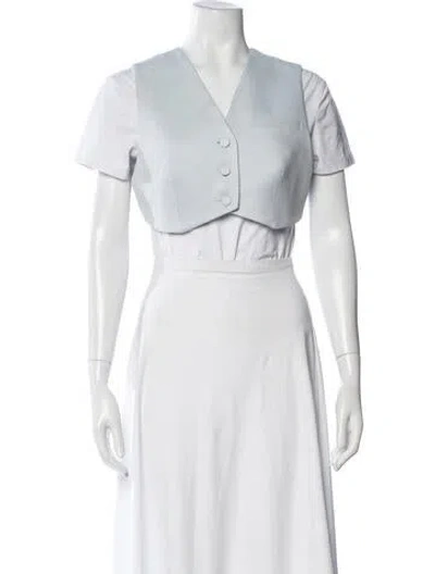 Pre-owned Aya Muse Vest In White