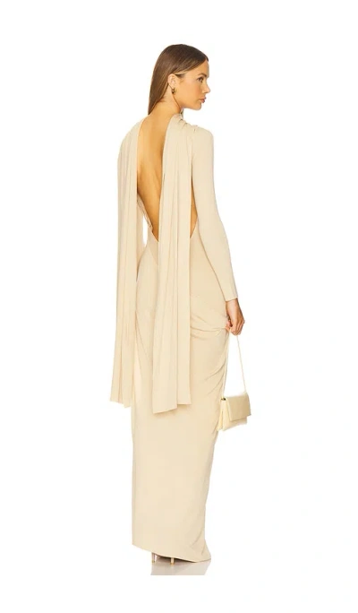 Aya Muse Vire Dress In Buttercream